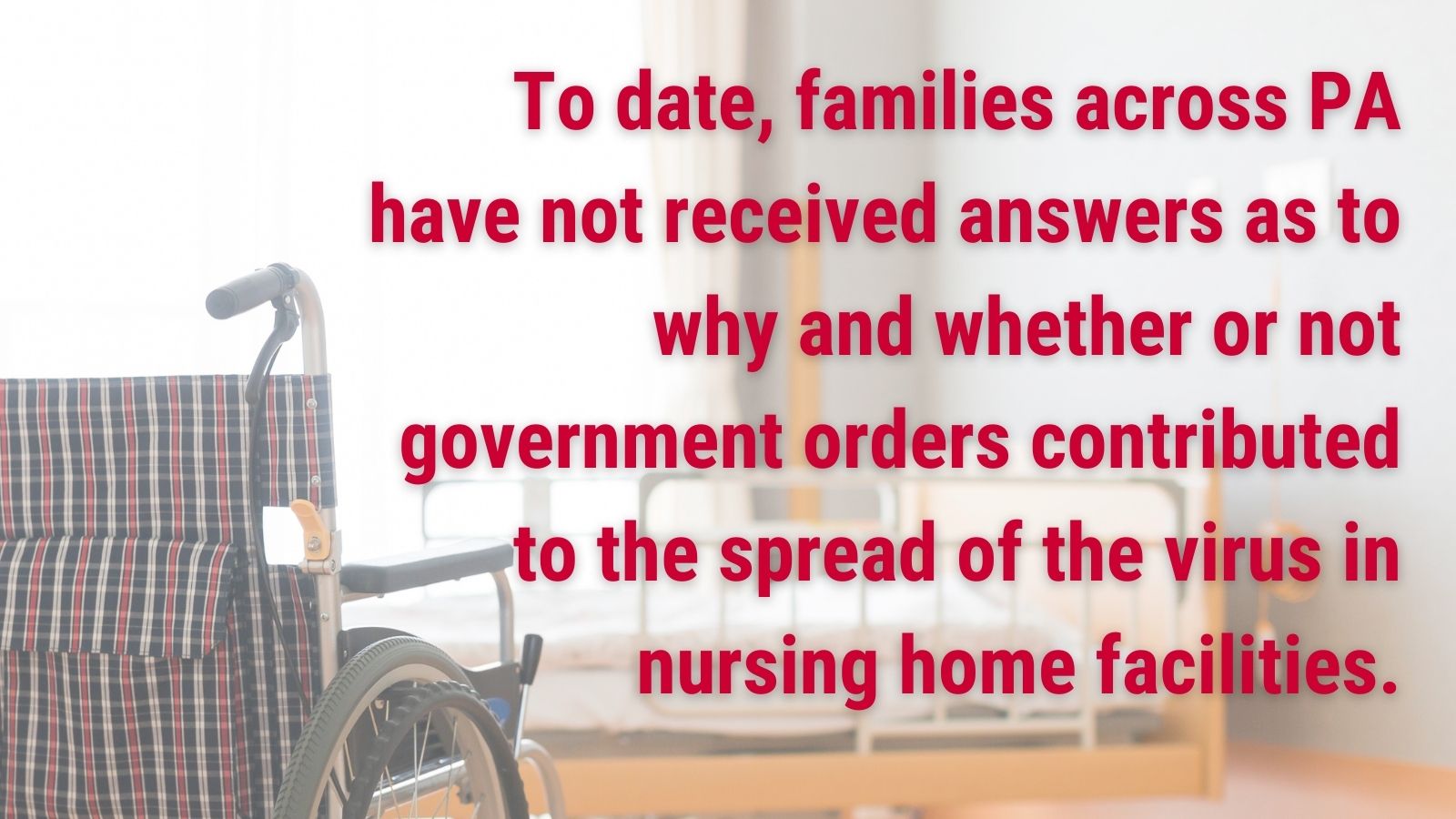 Benninghoff Formally Refers Investigation of Wolf Administration’s Handling of Nursing Homes to House Government Oversight Committee